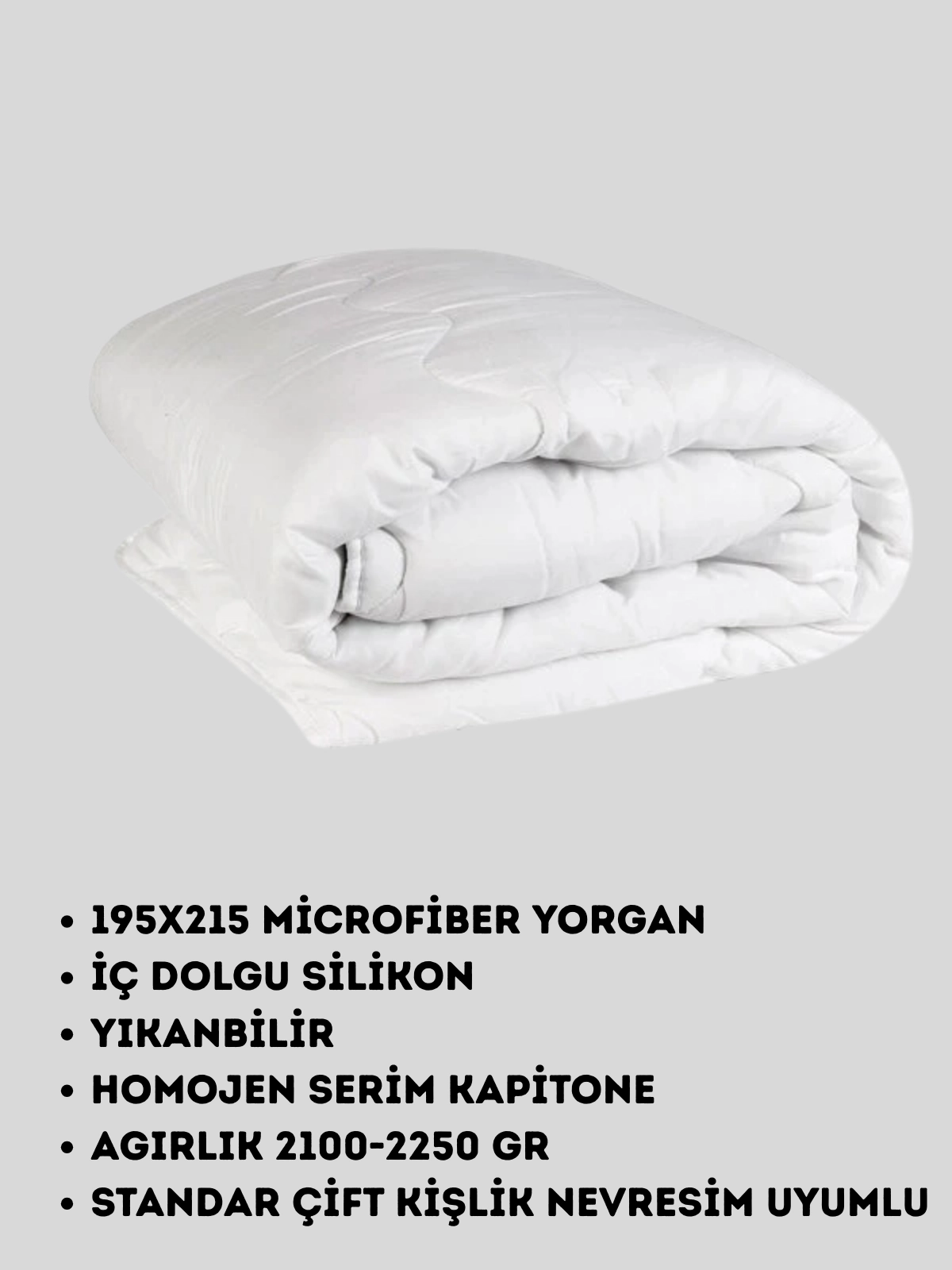 Merya Çift Kişilik Naturel Avantaj Paketı Antrasit