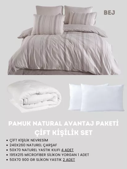 Merya Çift Kişilik Naturel Avantaj Paket