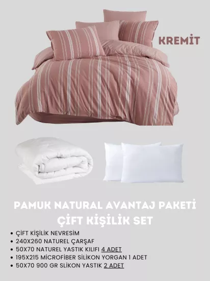 Merya Çift Kişilik Naturel Avantaj Paket