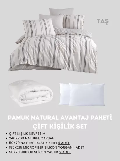 Merya Çift Kişilik Naturel Avantaj Paket