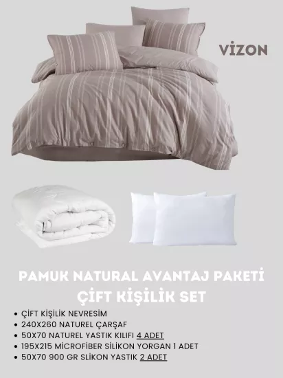 Merya Çift Kişilik Naturel Avantaj Paket